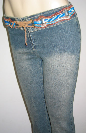 - Brazilian low rise jeans.