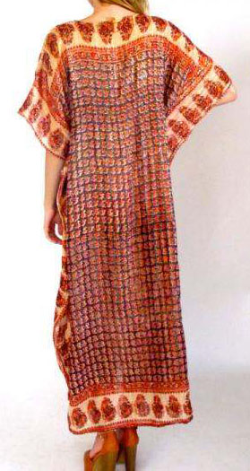 70s Vintage Hippie ethnic dress.