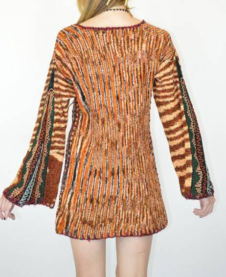 70s Vintage Hippie mini dress.