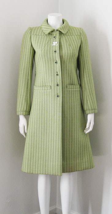 70s Courreges Green Coat