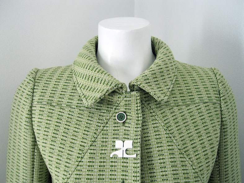 70s Courreges Green Coat