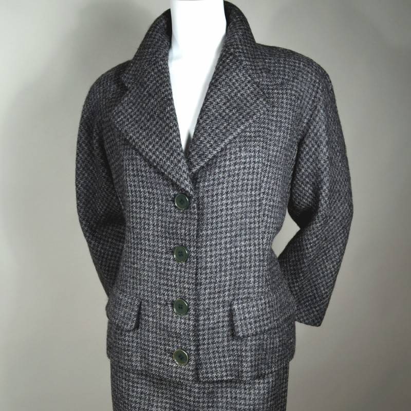 1960s vintage Balenciaga two piece afternoon suit.