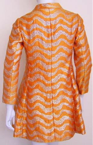 60s Oscar De La Renta Silk Dress Jacket Jane Derby