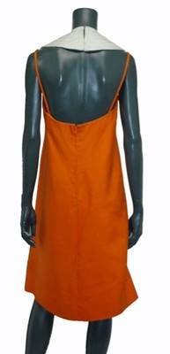 60s Pierre Cardin orange dress